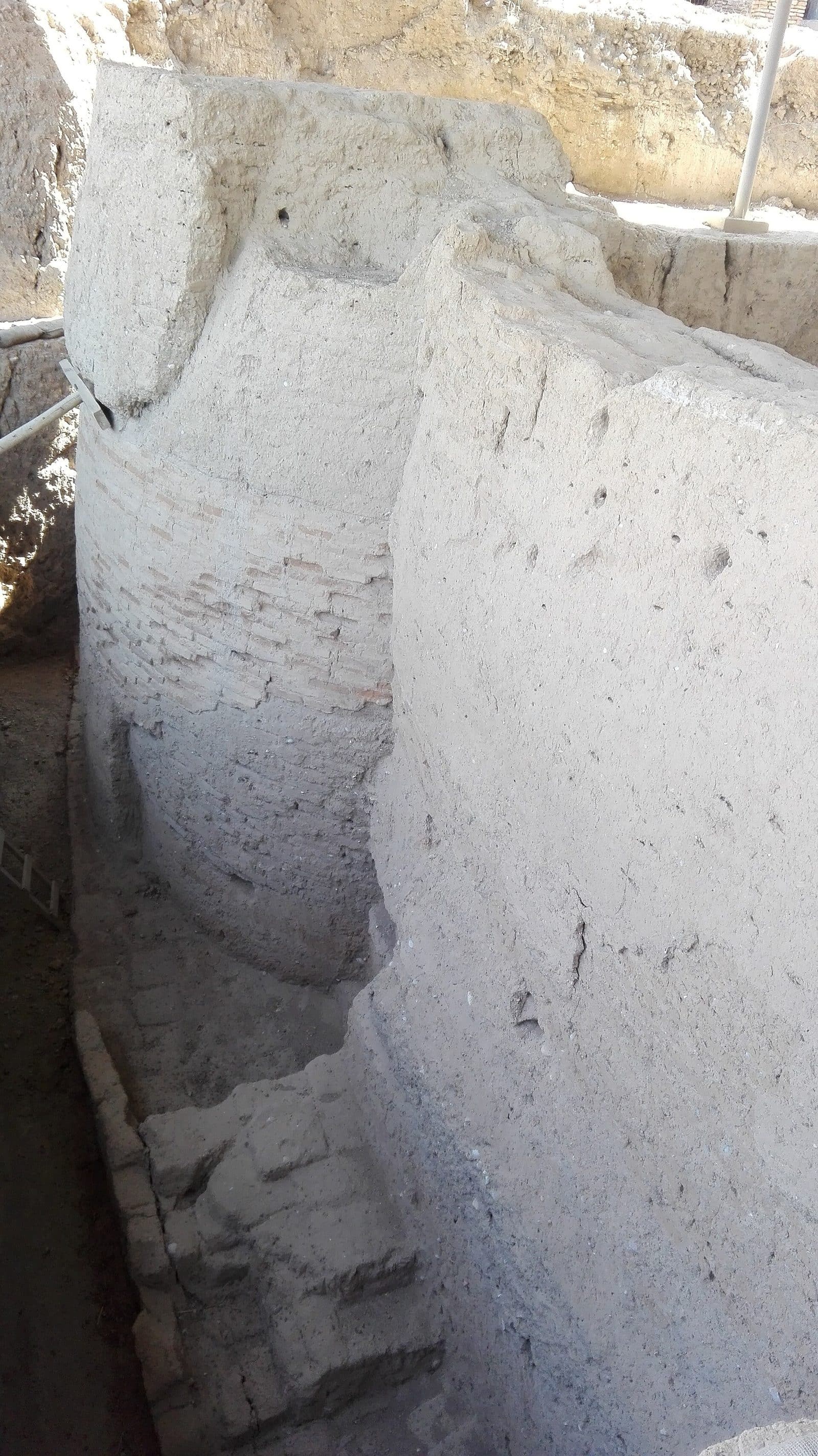 The archaeological walls of the Citadel